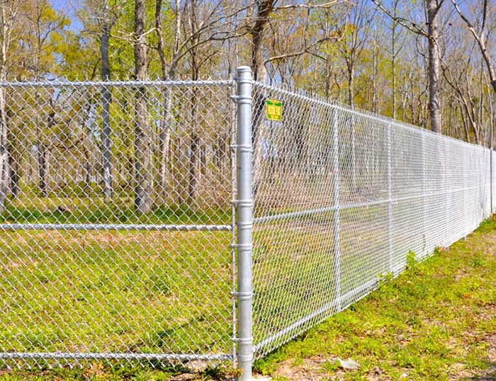 Zinc steel chain link fence