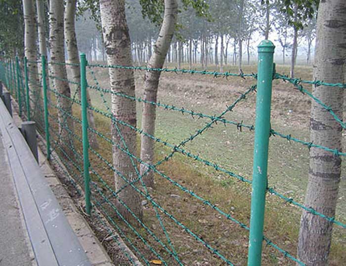 What is the difference between wire mesh fence and barbed wire?(Ⅰ)