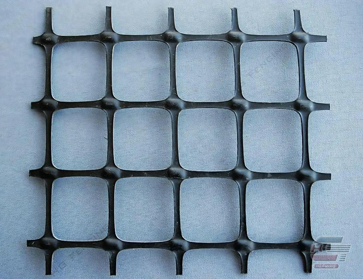 Geomallas de plástico para carreteras y vías férreas